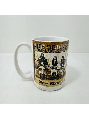 Cuppa Mug New Mexico Original Homeland Security Native American Indian Men Sepia
